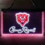 Chicago Bears Neon Sign Tiara Royal 1