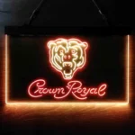 Chicago Bears Neon Sign Tiara Royal 1