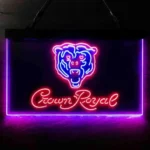 Chicago Bears Neon Sign Tiara Royal 1