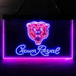 Chicago Bears Neon Sign Tiara Royal 1