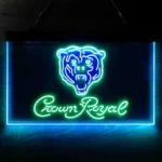 Chicago Bears Neon Sign Tiara Royal 1