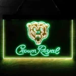 Chicago Bears Neon Sign Tiara Royal 1