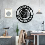 Chicago Blackhawks Metal Sign Artistic Nhl 1