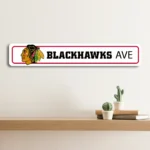 Chicago Blackhawks Metal Sign Detailed Nhl 1