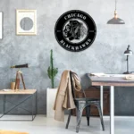 Chicago Blackhawks Metal Sign Hawk Head Icon 1