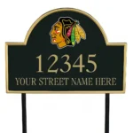 Chicago Blackhawks Metal Sign Indian Head Icon 1
