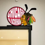 Chicago Blackhawks Metal Sign Logo 1