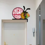 Chicago Blackhawks Metal Sign Logo 1