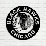 Chicago Blackhawks Metal Sign Nhl 1