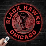 Chicago Blackhawks Metal Sign Nhl 1