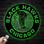 Chicago Blackhawks Metal Sign Nhl 1