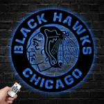 Chicago Blackhawks Metal Sign Nhl 1