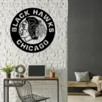 Chicago Blackhawks Metal Sign Nhl 1