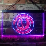 Chicago Blackhawks Neon Sign Chicago Hawk Art 1