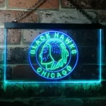 Chicago Blackhawks Neon Sign Chicago Hawk Art 1