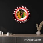 Chicago Blackhawks Neon Sign Hawks Head Icon 1