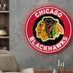 Chicago Blackhawks Neon Sign Nhl 1