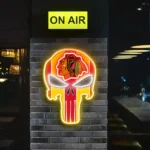 Chicago Blackhawks Neon Sign The Punisher 1