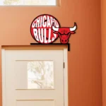 Chicago Bulls Metal Sign Bulls Mascot Face 1