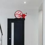 Chicago Bulls Metal Sign Bulls Mascot Face 1