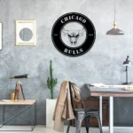 Chicago Bulls Metal Sign Bulls Round Crest 1