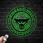 Chicago Bulls Metal Sign Custom Nba 1