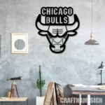 Chicago Bulls Metal Sign Insignia 1