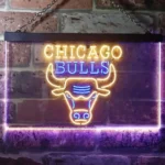 Chicago Bulls Neon Sign Logo 1