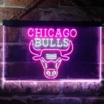 Chicago Bulls Neon Sign Logo 1