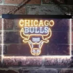 Chicago Bulls Neon Sign Logo 1