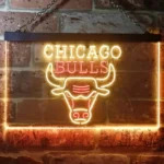 Chicago Bulls Neon Sign Logo 1
