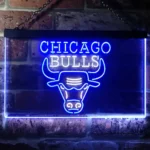 Chicago Bulls Neon Sign Logo 1