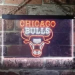 Chicago Bulls Neon Sign Logo 1