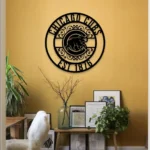 Chicago Cubs Metal Sign Custom Mlb 1