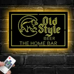 Chicago Cubs Metal Sign Custom Old Style 1