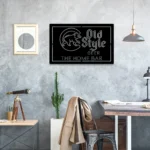 Chicago Cubs Metal Sign Custom Old Style 1