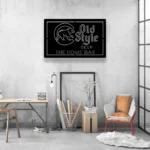 Chicago Cubs Metal Sign Custom Old Style 1