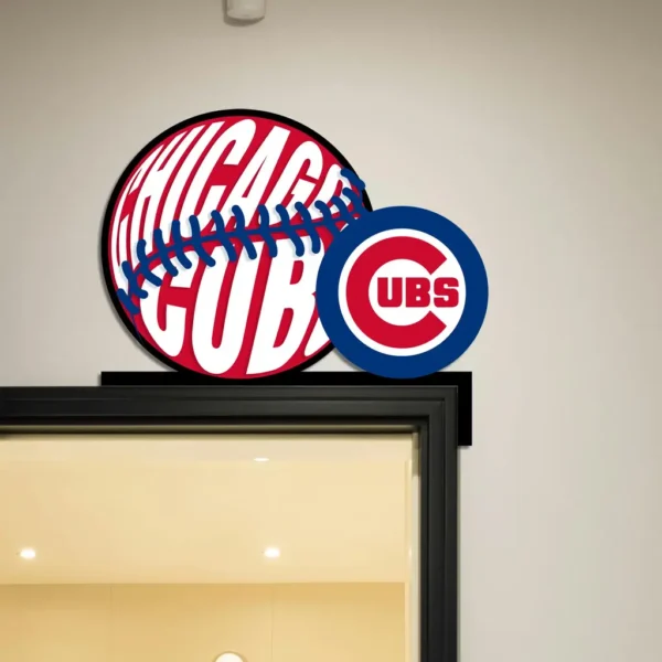 Chicago Cubs Metal Sign Insignia 1