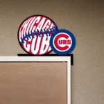Chicago Cubs Metal Sign Insignia 1