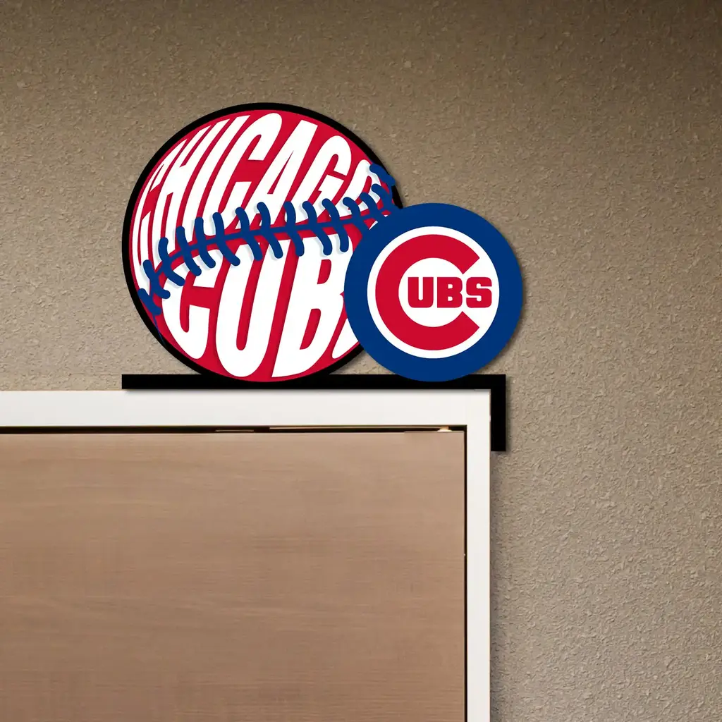 Chicago Cubs Metal Sign Insignia 3
