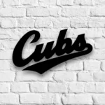 Chicago Cubs Metal Sign Logo 1