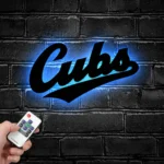 Chicago Cubs Metal Sign Logo 1