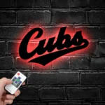 Chicago Cubs Metal Sign Logo 1