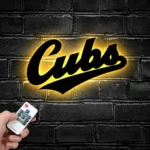 Chicago Cubs Metal Sign Logo 1