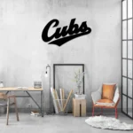 Chicago Cubs Metal Sign Logo 1