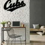 Chicago Cubs Metal Sign Logo 1