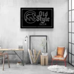 Chicago Cubs Metal Sign Old Style 1