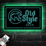 Chicago Cubs Metal Sign Old Style 1