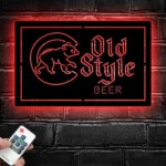 Chicago Cubs Metal Sign Old Style 1