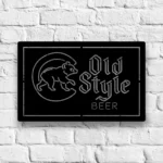Chicago Cubs Metal Sign Old Style 1